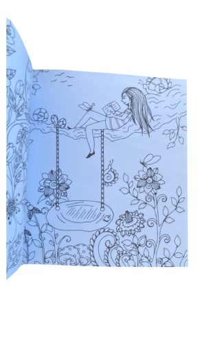 Libro para colorear – Conecta con el poder de la naturaleza + 18 lápices de colores