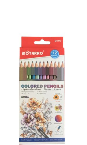 Lápices de colores metalizados 12 colores
