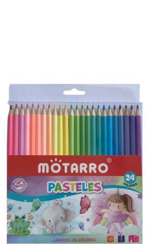 Lápices de colores pastel – 24 colores