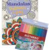 MANDALAS PATRONES DE PAZ+ 24 LAPICES PASTELES