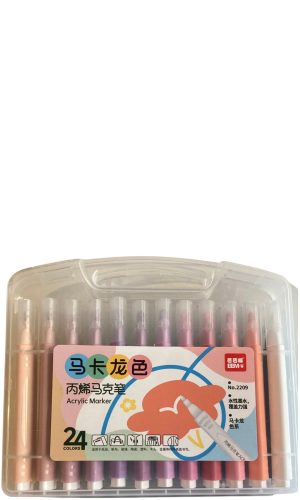 Marcador acrílico colores pastel – 24 colores