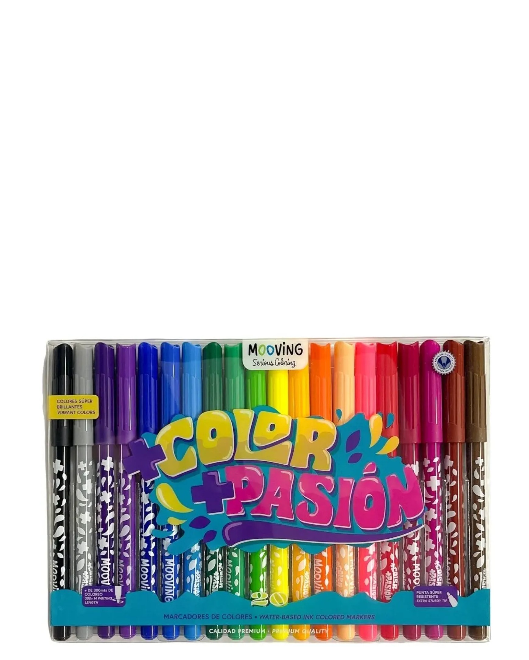 MARCADORES MOOVING 20 COLORES