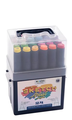 Marcador Sketch Mooving Premium 24 colores