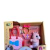 UNICORNIO DE PELUCHE CON BOLSO Y ACCESORIOS