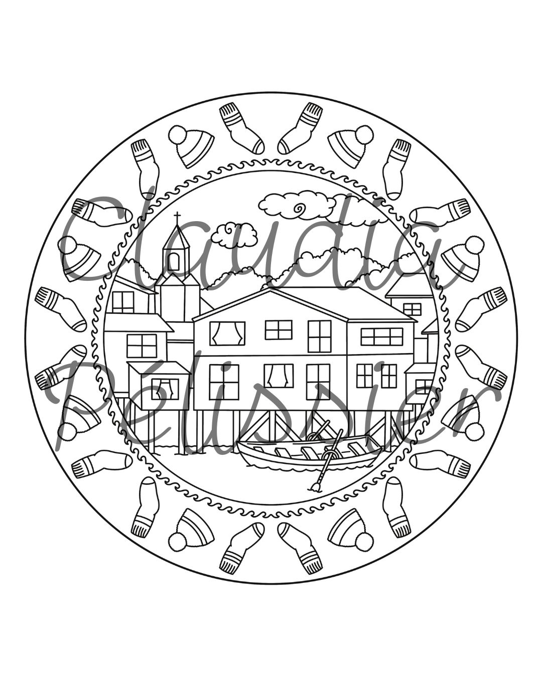 PINTEMOS CHILE CON MANDALAS
