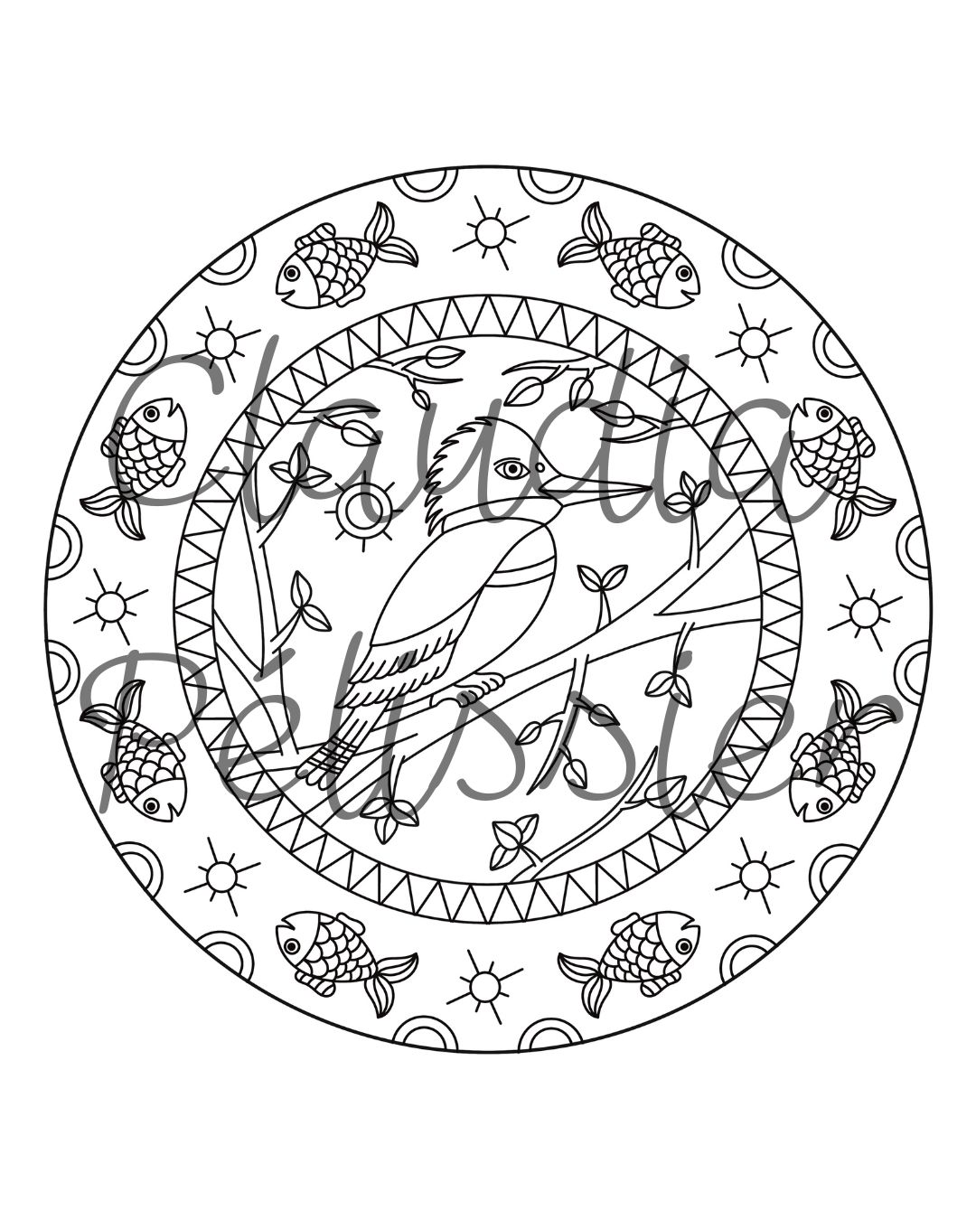 PINTEMOS CHILE CON MANDALAS