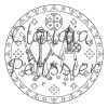 PINTEMOS CHILE CON MANDALAS