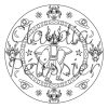 PINTEMOS CHILE CON MANDALAS