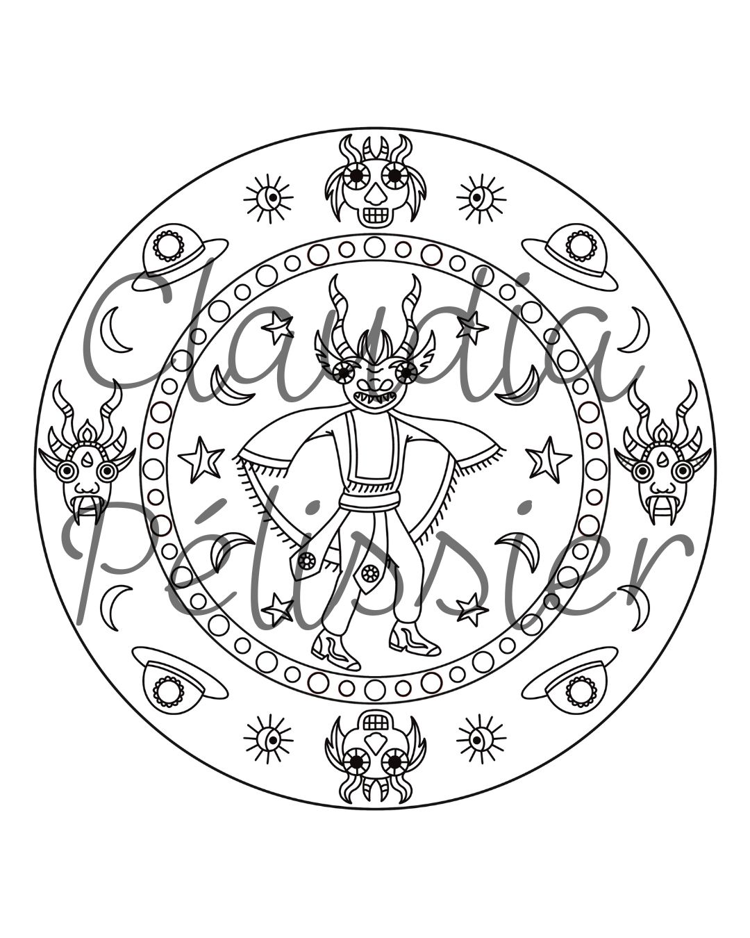 PINTEMOS CHILE CON MANDALAS